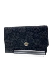 LOUIS VUITTON Multicle 6 Damier Graphite Black PVC Black All-over Pattern Men's