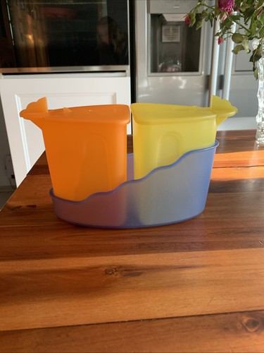 Tupperware Junge Welle Milchkännchen /Zuckerdose Set ,Mehrfarbig ,20Lx11Bx7H - Bild 16 von 19