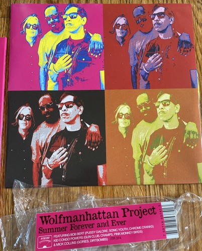 Wolfmanhattan Project (Kid Congo Powers) Summer Forever And Ever Vinyl SIGNED - Picture 4 of 5