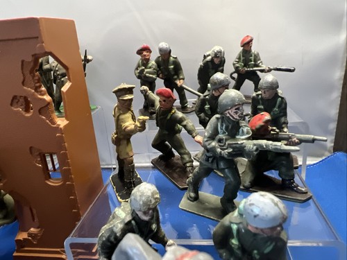 De colección Media Luna 32xJuguete Soldados Ejército Infantería, 13xLone Star, 11xHecho en Inglaterra - Imagen 7 de 15