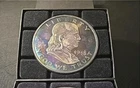 1948 Benjamin Franklin .999 Troy 1 Pound Fine Silver Coin Round Bullion. Toned