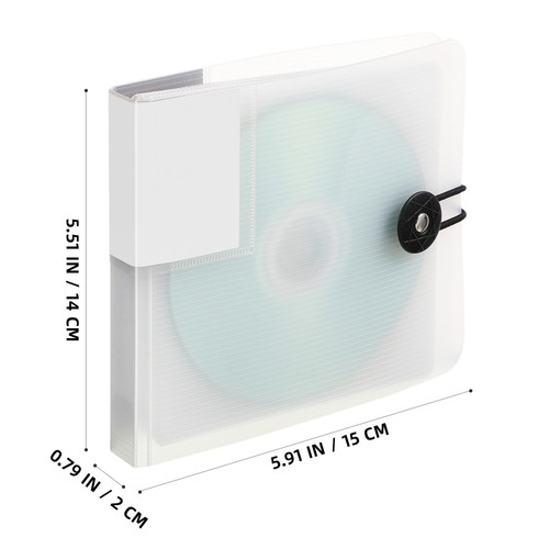 12 Capacity CD -Broschüre Reisen DVD-Organizer DVD-Aufbewahrungshüllen - Photo 7/11