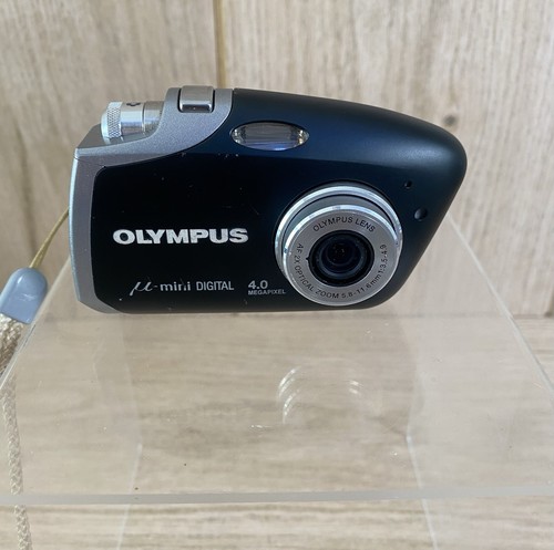 Olympus U Mini 4.0MP Digital Compact Camera Black with xD Card & Case - Tested - Picture 17 of 19