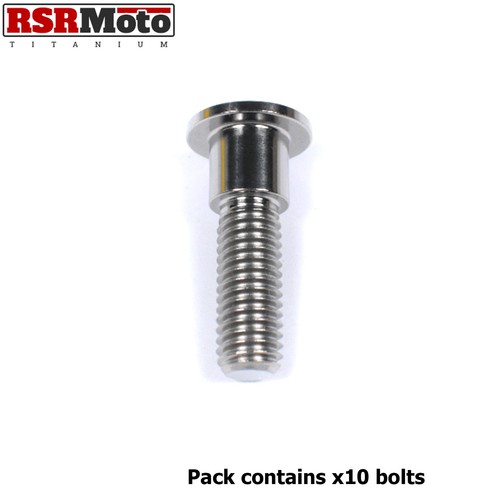 Triumph Speed Triple 1200 RS RR Titanium Front Disc Rotor Bolts, 2021-2023 Hex - Picture 4 of 9