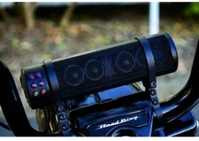 Kuryakyn RoadThunder Sound Bar Plus by MTX Satin Black 2720 Harley-Davidson 