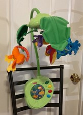 Fisher Price RAINFOREST PEEK-A-BOO Leaves Musical Mobile Sound - L1346, WORKS  