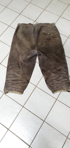 Alte Speckige Lederhose Kniebundlederhose - Bild 5 von 5
