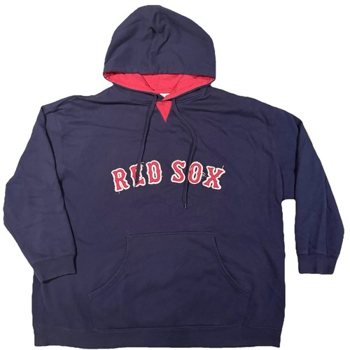 Boston Red Sox Hoodie Herren 5XL blau MLB Baseball Majestic offizielles Sweatshirt