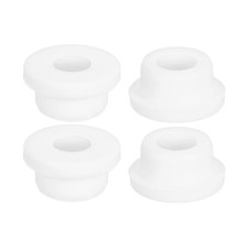 4Pcs Rubber Grommets 21mm Drill Hole, 12mm ID White Hole Plug Grommet