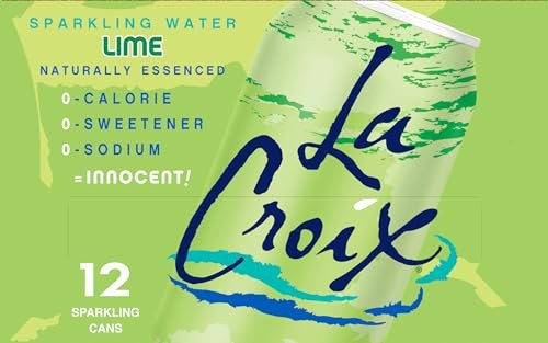 LaCroix Agua Espumosa Sabor Lima 12 Fl Oz Paquete de 12 Cero Calorías Refrescante - Imagen 4 de 6