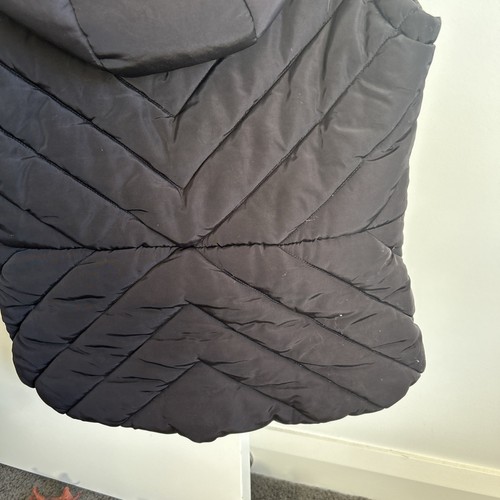 Seed Black Zip Up Puffer Vest With Hood Size 10 - Picture 5 of 8