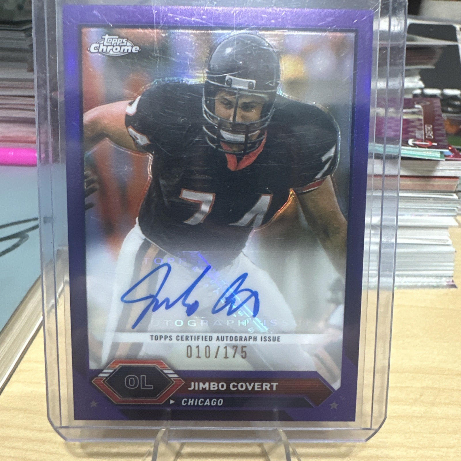 2023 Topps Composite Topps Chrome Autographs Purple Refractor  Jimbo Covert /175