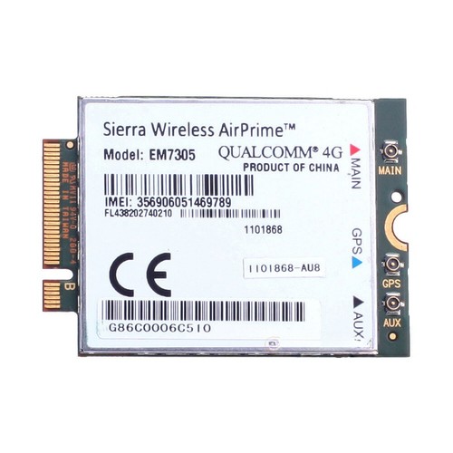 Moduł NGFF LTE WWAN KartaDell DW5809e K2W44 Sierra Wireless Airprime EM7305 4G - Zdjęcie 2 z 4