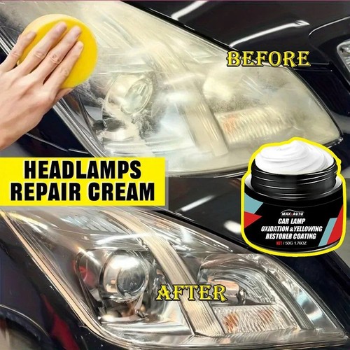 Car Headlight Restoration Polishing Kit - Scratch Remover & Oxidation Cleaner - Picture 5 of 10