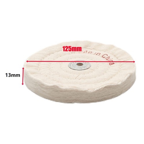 Cloth Wheel Buffing Wheel Workshop For Metal Metal White Flannel Cotton Cloth - Picture 8 of 9