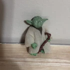 Star Wars 1980 Yoda Action Figure Collectible With Cane Excellent Condition
