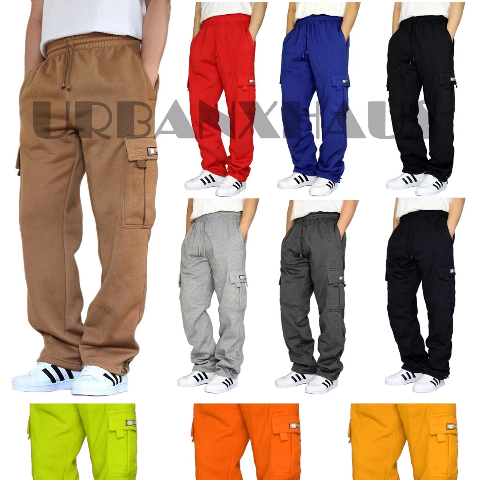VICTORIOUS MEN'S FLEECE CARGO SWEATPANTS HEAVYWEIGHT S-6XL *FAST SHIP
Opens in a new window or tab