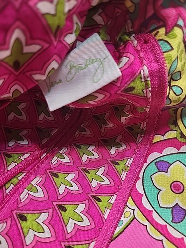 Vera Bradley Glenna Schultertasche Rosa Paisley Wirbel - Bild 7 von 8