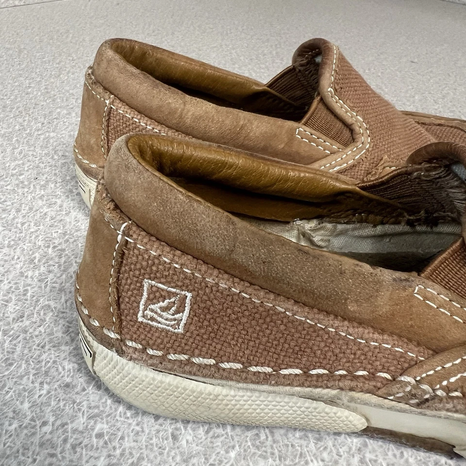 Коричневые лодочные слипоны Sperrys Largo размер 9,5 для мальчиков ясельного возраста - Изображение 2 из 4