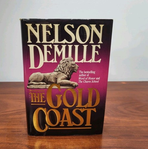 THE GOLD COAST Nelson DeMille 1990 SIGNED HCDJ 1st Print Warner Books
