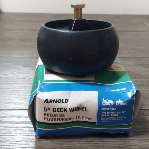 Pr Of New Arnold 5-Inch Universal Deck Wheel - Hardware Included 490-325-0024 - Picture 1 of 13