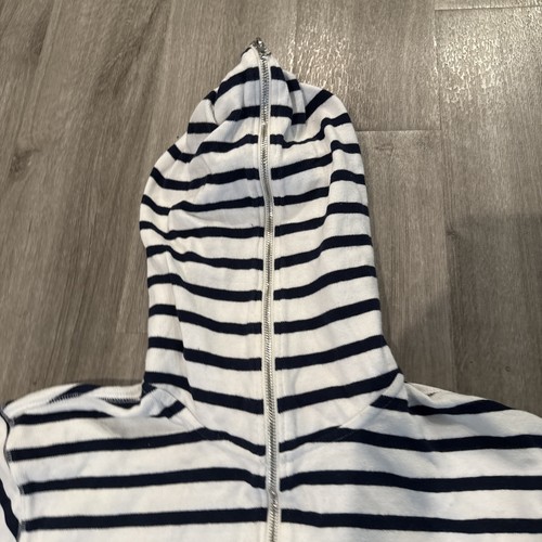 Billionaire Boys Club Navy White Stripe Zipper Hoodie Size Medium Rare - Bild 3 von 8