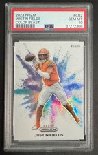 2023 Panini Prizm Color Blast Justin Fields PSA 10 #CB2