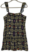 Agua bendita target womens medium shift dress batik boho beach romantic resort