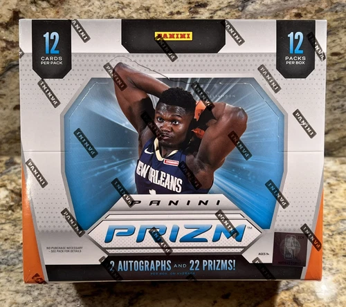 2019-20 NBA Prizm Hobby Box 2 Autos 22 Prizms Tyler Herro Ja Morant Zion RC 