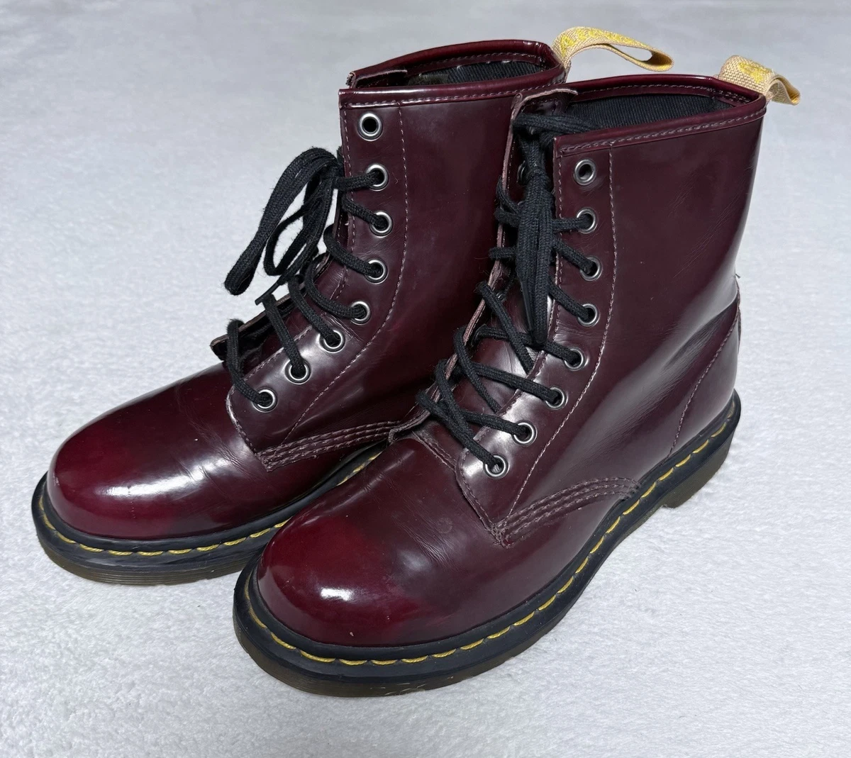 Dr. Martens Block Red Boots for Women for sale | eBay