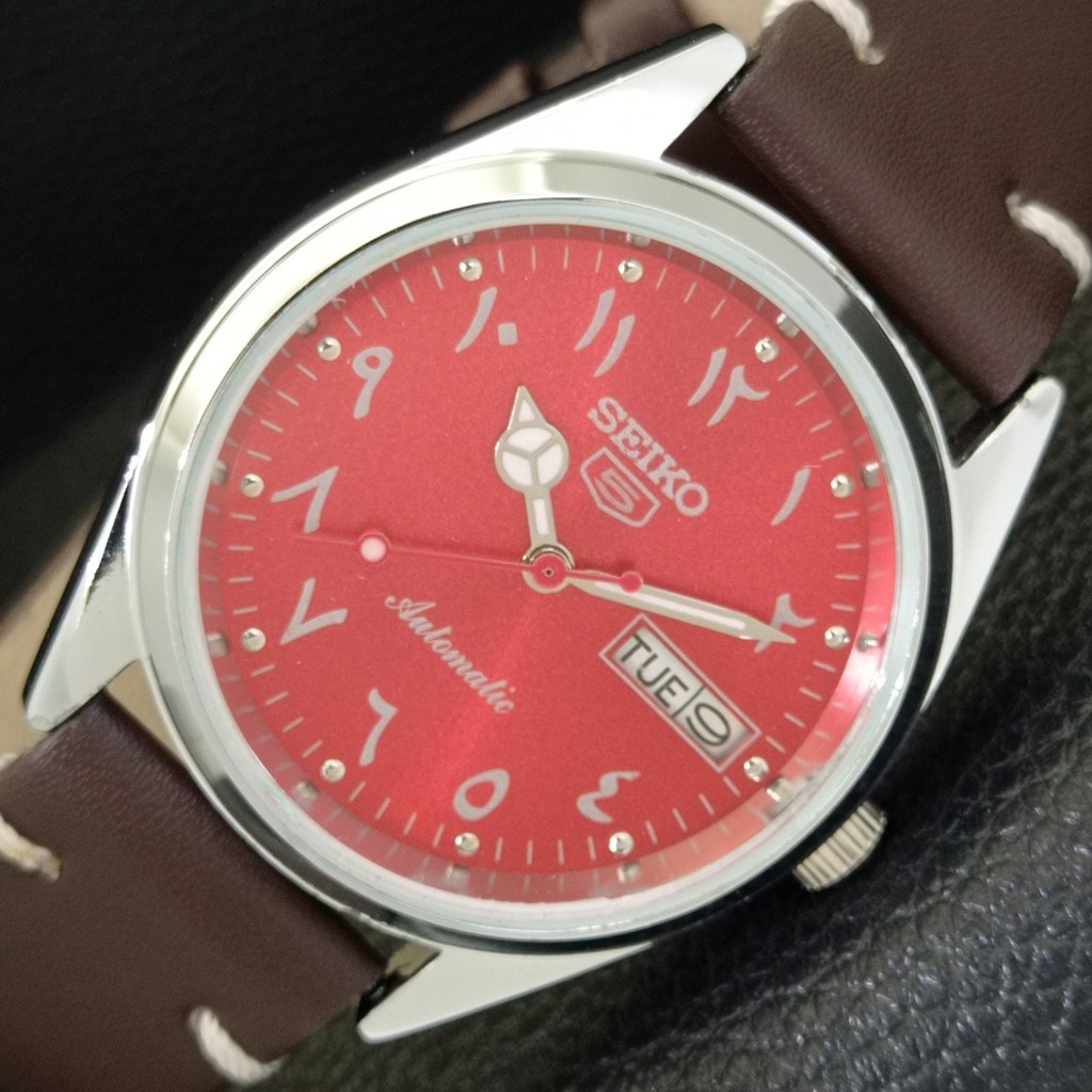 MENS AUTOMATIC WATCH DIAL 5 RED SEIKO a441261-1 6309A VINTAGE REFURBISHED JAPAN - VintageWatches.PK MENS AUTOMATIC WATCH DIAL 5 RED SEIKO a441261-1 6309A VINTAGE REFURBISHED JAPAN - vintagewatches.pk