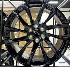 2024 Black 22 Wheels Cadillac Escalade Yukon CHEVY Tahoe Set OEM Factory GM Spec
