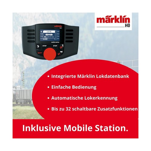 Mrklin HO-scale Train Set, Multi-Colour, HO Gauge, 1:87 Scale, Digital Starte... - Picture 6 of 7