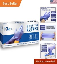 Nitrile Exam Gloves Medical Grade Powder Free Latex Free Food Safe Lavender