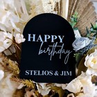 Custom Birthday Welcome Sign – UV Printed or Engraved Design