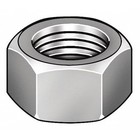 Hex Nut, 1/4"-20, Steel, Grade 2, Hot Dipped Galvanized, 7/32 in Ht, 50 PK