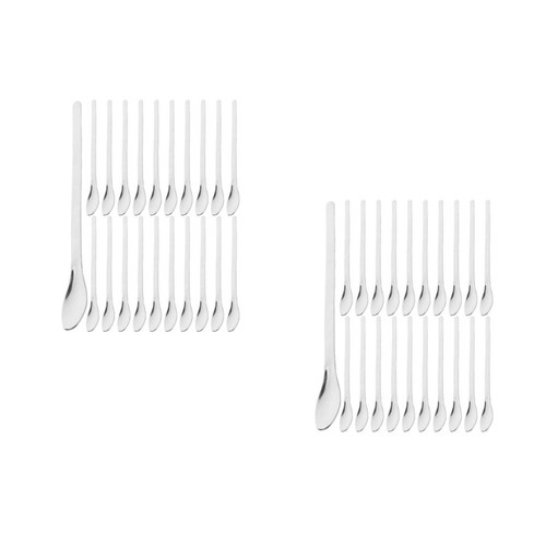  24 Stück Edelstahl Messlöffel Labor Probenahmelöffel Rührpaddel - Bild 17 von 20