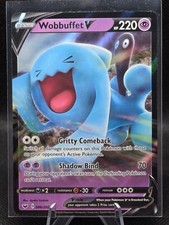 2020 Pokemon Sword & Shield#086/202 Wobbuffet V Holo Ultra Rare NM+