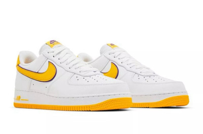 Nike Air Force 1 Retro QS Low Kobe Bryant Lakers Home Mens Size 9.5 (FZ1151-100)