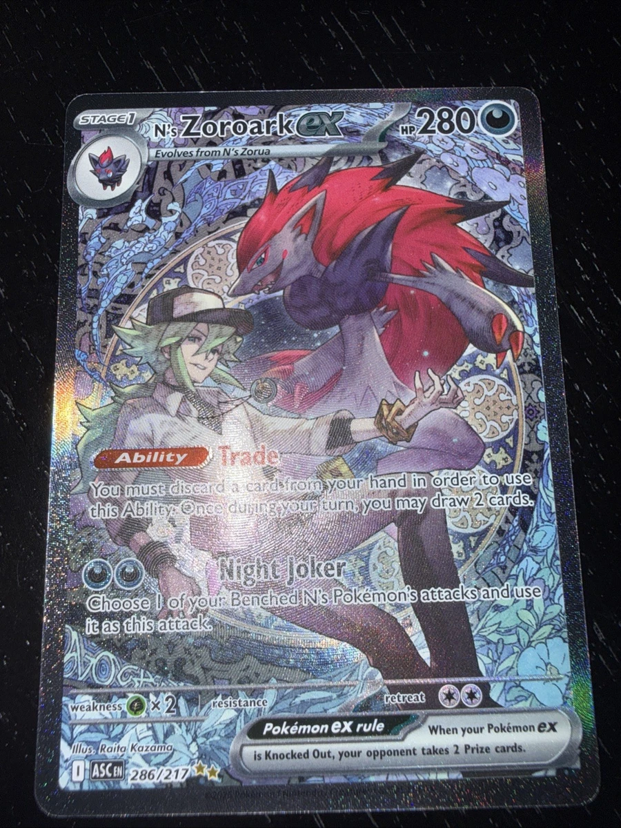 N's Zoroark Ex Pokémon TCG Cards for sale | eBay