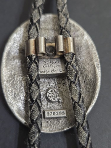 Siskiyou Pewter & Enamel Bolo Tie. Eagle 870295 & Horses 890363. Lot of 2. EUC. - Picture 5 of 12