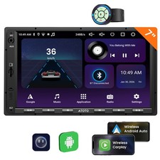 ATOTO Android 7" 2 DIN Car Stereo Radio GPS GenAI FM DSP Wireless Remote Control