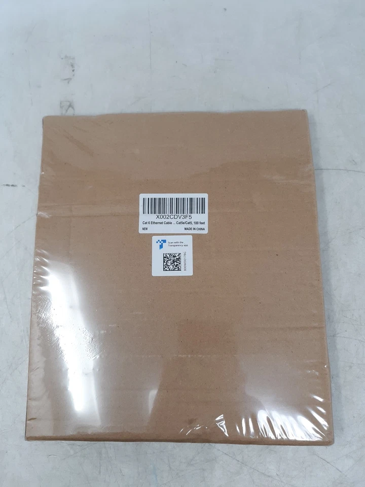 Jadaol Cat 6 Ethernet Cable Flat White 100ft Internet LAN Cat5e Compatible - Image 3 of 4