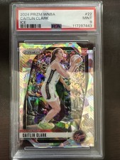 PSA 9 2024 Panini Prizm ICE #22 Caitlin Clark Indiana Fever RC MINT ROOKIE