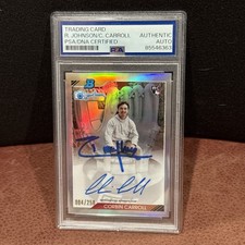 2023 Bowman's Best Corbin Carroll Randy Johnson Dual Auto RC Refractor PSA 1/1