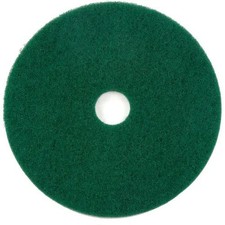 Global Industrial? 17" Scrubbing Pad, Green, 5 Per Case