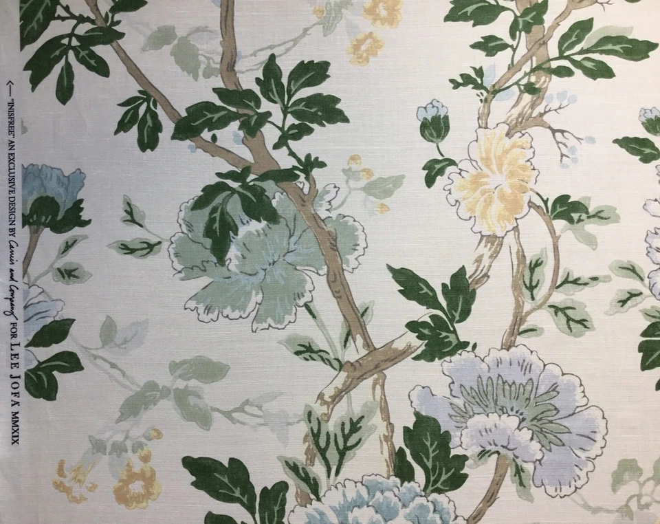LEE JOFA CURTAIN FABRIC ‘INISFREE’ 1.5M - INLET - LINEN BLEND - CARRIER & CO - Image 3 of 4