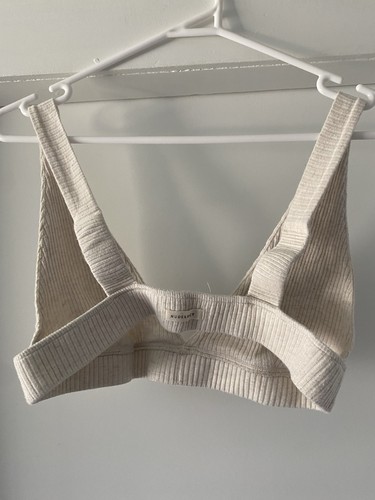 Crop Top Nude Lucy Algodón Orgánico Talla Grande Crema Triángulo - Imagen 4 de 4