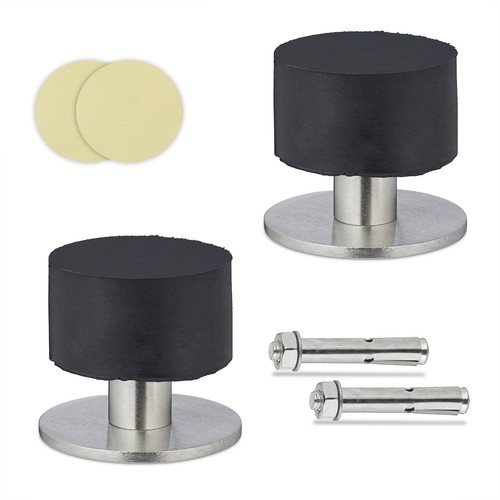 Türstopper Türabstandshalter Wandtürstopper 2er Set Bodenpuffer Gummistopper  - Bild 1 von 8