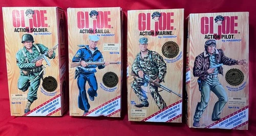 G.I. Joe Action Soldier WWII 50th 1995 Army Navy Marine Pilot - SHIPS FREE!
